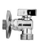 Nobili AV00121/1CR угловой кран для стиральной машины 1/2 х 3/4, хром